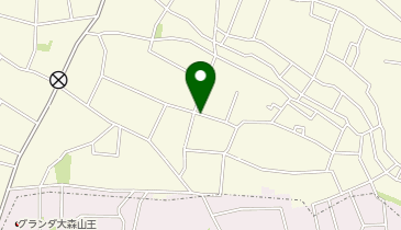 【予約制】akippa レンガ調の壁と赤ピンクドアが目印駐車場の地図画像