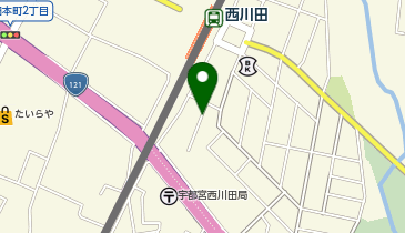 【予約制】akippa 西川田5丁目アキッパ駐車場の地図画像