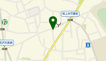 【予約制】akippa 上北沢1-12-5駐車場の地図画像