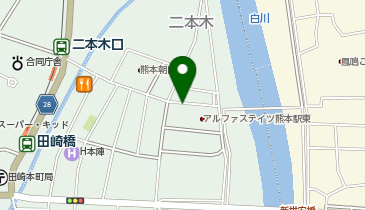 【予約制】akippa 熊本ステンドグラス教室駐車場の地図画像
