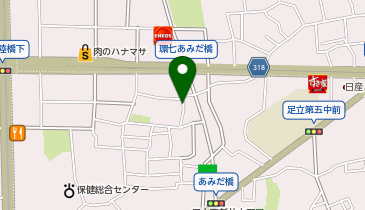 【予約制】akippa 西新井本町2丁目 h宅アキッパ駐車場の地図画像