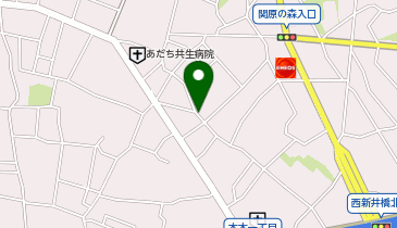 【予約制】akippa 本木1丁目S宅アキッパ駐車場の地図画像