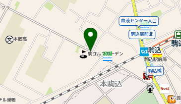 【予約制】akippa 駒ゴルフ駐車場の地図画像