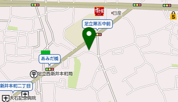 【予約制】akippa 西新井本町3丁目 K宅アキッパ駐車場の地図画像