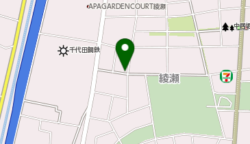 【予約制】akippa 綾瀬7丁目清水宅アキッパ駐車場の地図画像