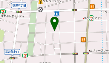 【予約制】akippa 綾瀬5丁目 O宅アキッパ駐車場の地図画像