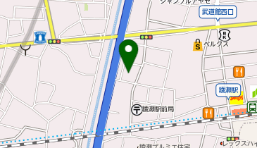 【予約制】akippa 綾瀬4丁目la violaアキッパ駐車場の地図画像