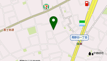 【予約制】akippa 高野台4丁目 K宅アキッパ駐車場の地図画像