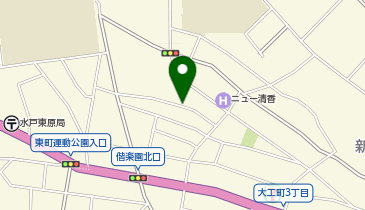 【予約制】akippa 新荘2-6-8月極駐車場の地図画像