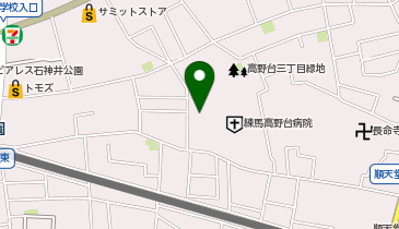 【予約制】akippa 高野台3丁目サンハイムアキッパ駐車場の地図画像