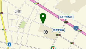 【予約制】akippa 五軒町3-3-14月極駐車場の地図画像