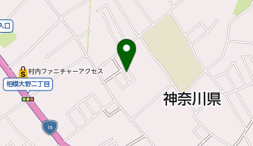 【予約制】akippa 上鶴間本町1丁目14-5 星邸◎アキッパ駐車場の地図画像