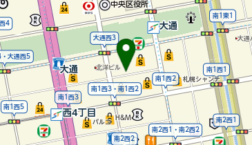 【予約制】akippa DO PARK ほくほく札幌ビル【ハイルーフ/土日祝のみ/利用時間:8:00-19:00】【機械式】の地図画像