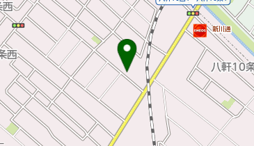 【予約制】akippa 八軒9条西1丁目駐車場の地図画像