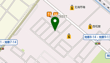 【予約制】akippa 発寒8条14丁目駐車場の地図画像