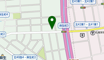 【予約制】akippa 麻生町3丁目駐車場の地図画像