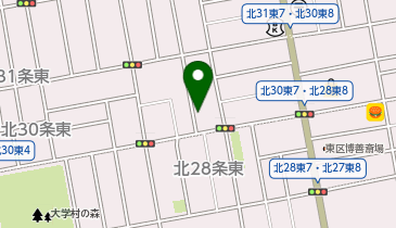 【予約制】akippa 北30条東6丁目駐車場の地図画像