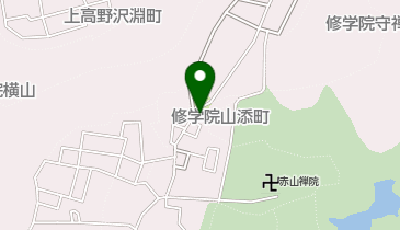 【予約制】akippa 修学院開根坊町3駐車場【2】の地図画像