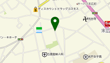 【予約制】akippa 市毛邸_上水戸アキッパ駐車場の地図画像
