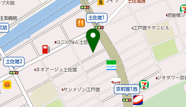 【予約制】akippa 【小型】江戸堀センタービル駐車場【機械式】【平日のみ:7:30-21:30】の地図画像