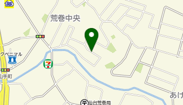 【予約制】akippa 荒巻中央6-25駐車場の地図画像