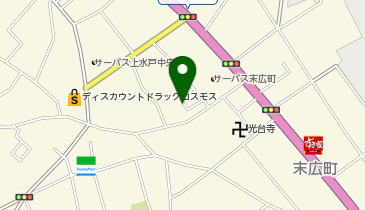 【予約制】akippa 上水戸3丁目_アキッパ駐車場の地図画像