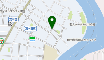 【予約制】akippa 町屋ハイム駐車場の地図画像