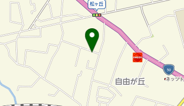 【予約制】akippa 個人宅_松が丘1丁目アキッパ駐車場の地図画像
