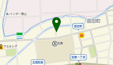 【予約制】akippa 苗田町43-3 アキッパ駐車場の地図画像