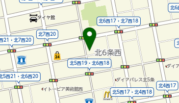 【予約制】akippa DRA札幌桑園ST駐車場【ご利用時間:毎日 21:00-23:59】の地図画像