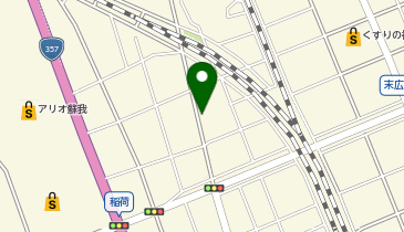 【予約制】akippa 稲荷町2丁目14-29 増田邸◎アキッパ駐車場(芝生)の地図画像