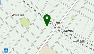 【予約制】akippa 札幌市白石区平和通7丁目北9-15駐車場【2】の地図画像