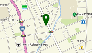 【予約制】akippa 南熊本1-3-28駐車場の地図画像
