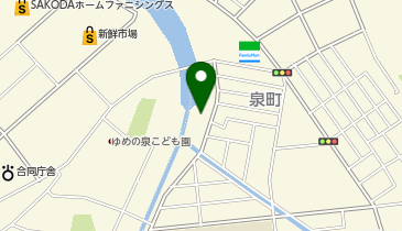 【予約制】akippa 泉町12-10駐車場の地図画像