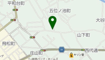 【予約制】akippa 五位ノ池駐車場の地図画像