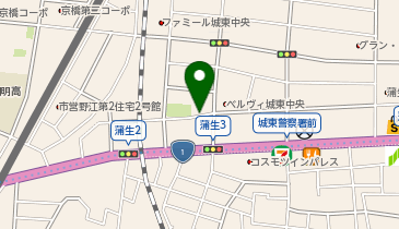 【予約制】akippa カクタスモータープール【平日のみ:7:00-20:00】の地図画像