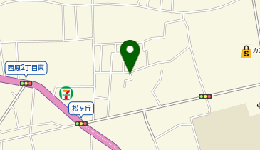 【予約制】akippa 三村邸_西原1丁目アキッパ駐車場の地図画像