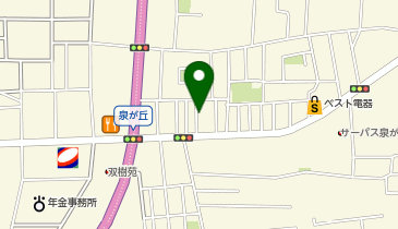 【予約制】akippa 矢口邸_泉ヶ丘3丁目アキッパ駐車場の地図画像