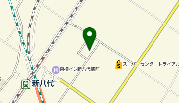 【予約制】akippa 新八代駅東口24時間オープン駐車場の地図画像