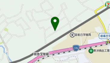 【予約制】akippa 雲雀丘駐車場の地図画像