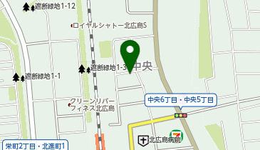 【予約制】akippa 中央5丁目4-8駐車場の地図画像