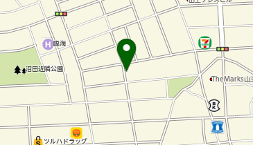 【予約制】akippa 山王6丁目8 鎌田邸☆アキッパ駐車場の地図画像