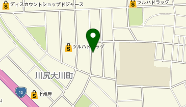 【予約制】akippa 川尻御休町12-23 大嶋邸☆アキッパ駐車場の地図画像