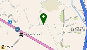 【予約制】akippa オンディーヌ横駐車場の地図画像