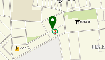 【予約制】akippa 川尻みよし町11-7 資材置き場☆アキッパ駐車場の地図画像