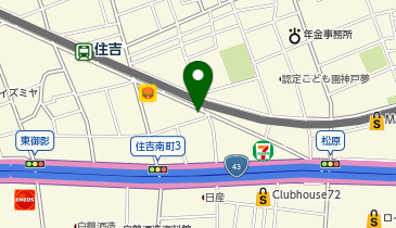 【予約制】akippa 住吉南空き地A駐車場の地図画像