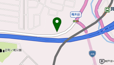 【予約制】akippa ゴールドウッズパーク箕谷2駐車場の地図画像