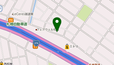 【予約制】akippa 北34条東23 齋藤邸☆アキッパ駐車場の地図画像