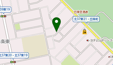 【予約制】akippa 北38条東21丁目☆アキッパ駐車場の地図画像