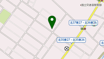 【予約制】akippa 北36条東25丁目 砂利駐車場☆アキッパ駐車場の地図画像